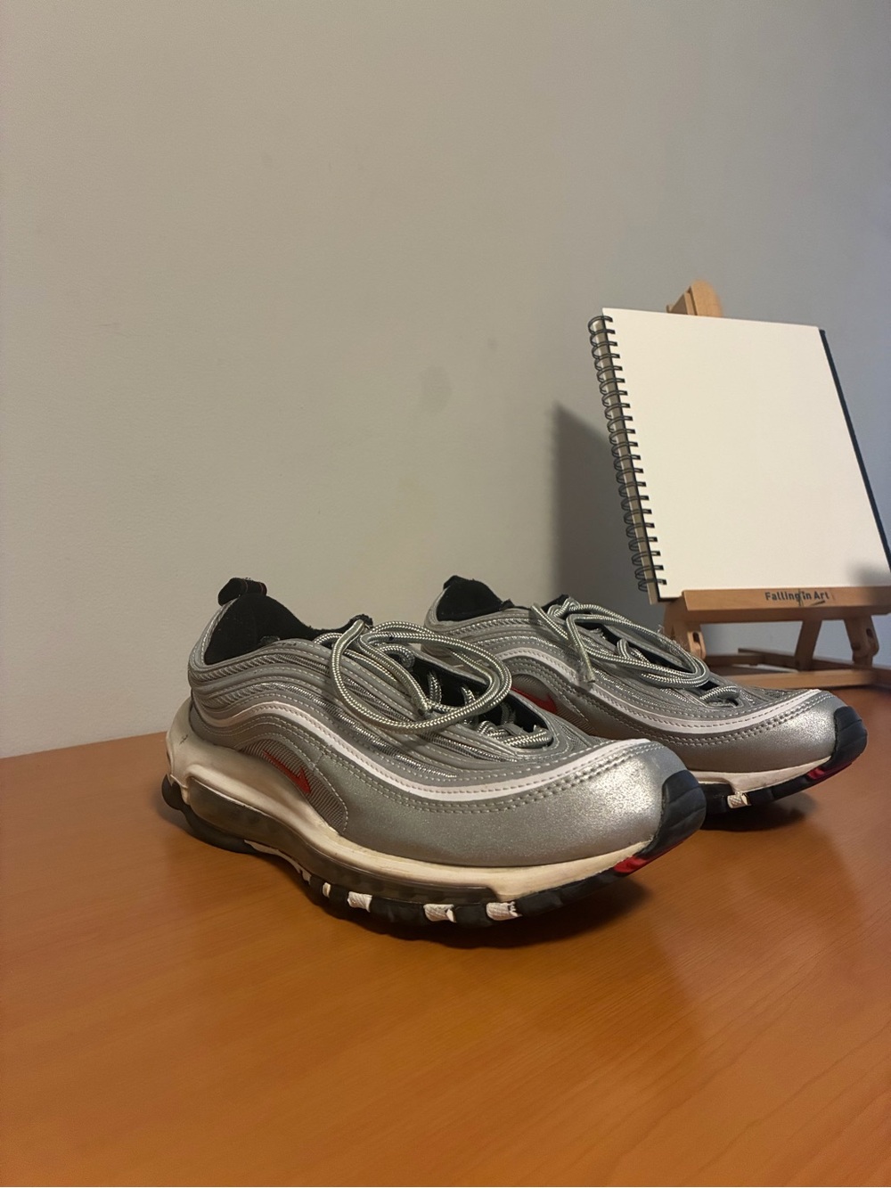 Silver Athletic Sneakers - Lightweight Comfort